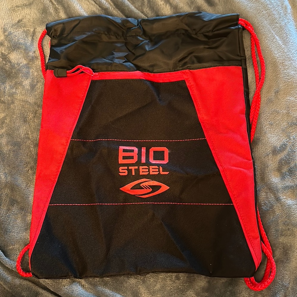 Red & black Bio Steel Bag